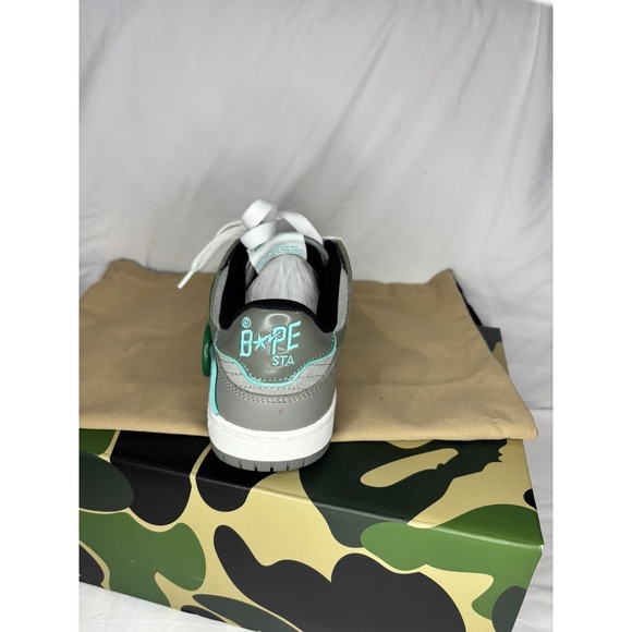 A Bathing Ape BAPE "SK8 Sta #2" Gray 1I70-291-011 Size 6 NEW - Picture 11 of 16